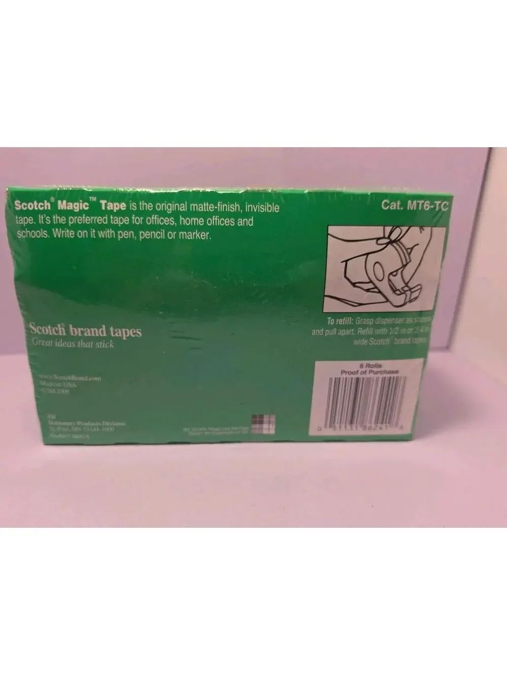 6 Rolls 2005 Scotch Extra Long Rolls  
